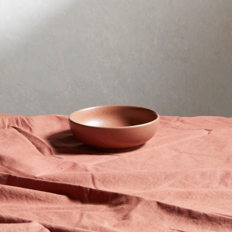 Gaia Small Bowl, Mahogany