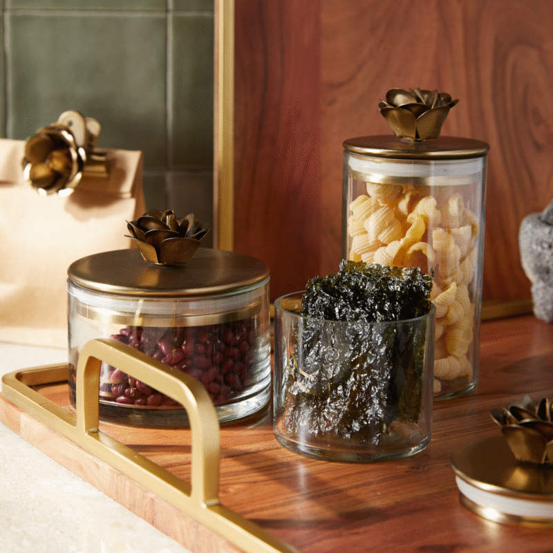 Rose Botanical Canister, Set of 3 - Image 2
