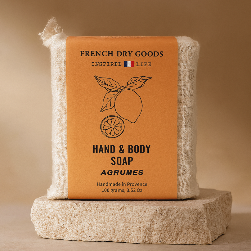 French Dry Goods Hand & Body Soap Set of 10, Agrumes