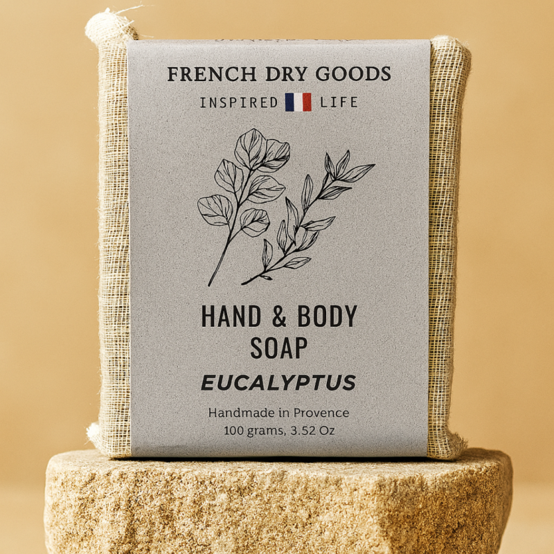 French Dry Goods Hand & Body Soap Set of 10, Eucalyptus