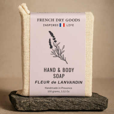 Savon pour le corps et les mains French Dry Goods Set of 10, Fleur de Lanvandin