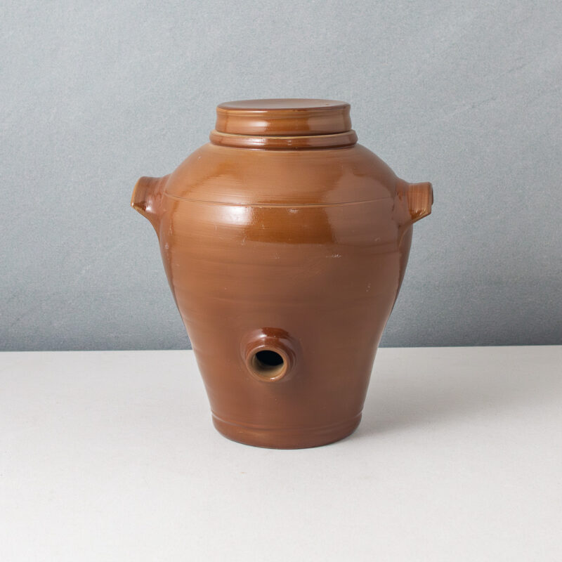 Poterie Renault Vintage Vinegar Berry Jar - Large (5L) - Brown