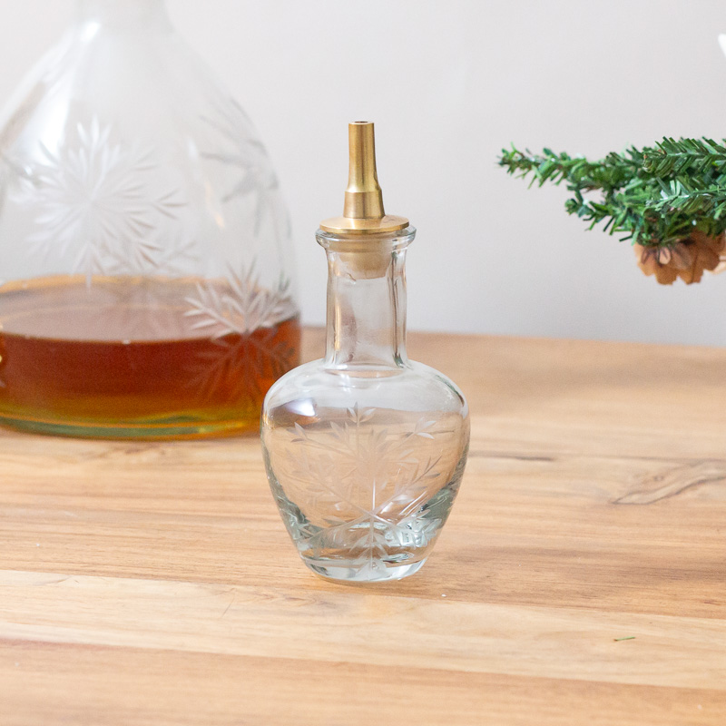 Bouiteille bitters flocon de neige