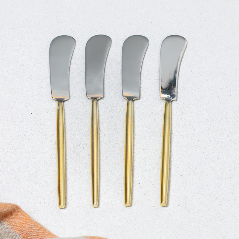 Couteaux à tartiner Sun &amp; Moon, Lot de 4