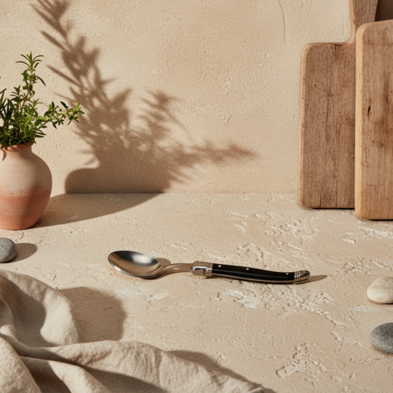 Laguiole Coffee Spoon, Black