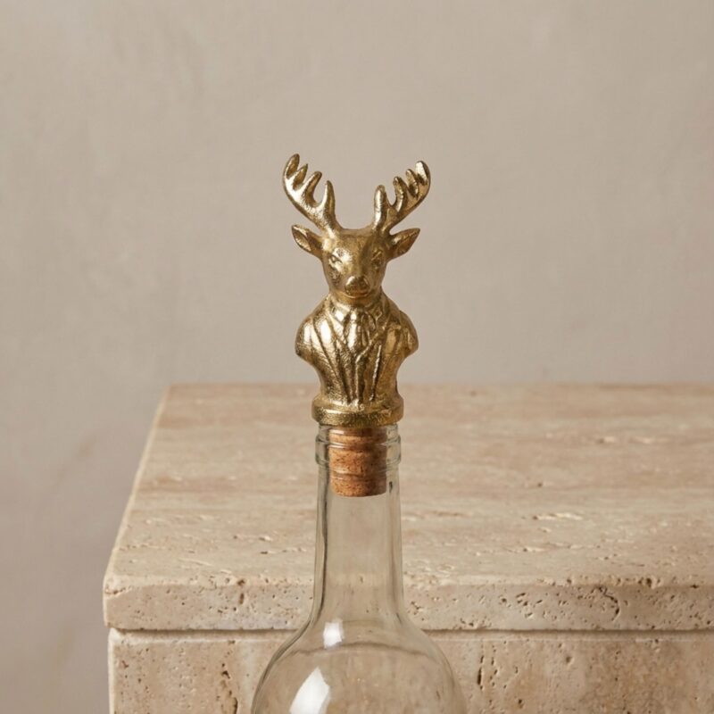 Dapper Stag Bottle Stopper