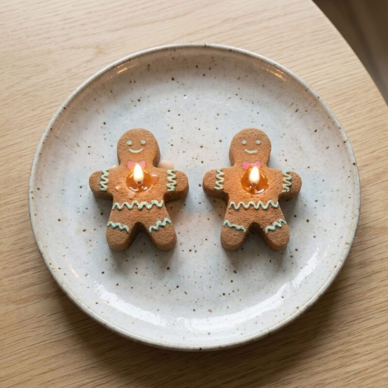 Ensemble de bougies chauffe-plat Gingerbread Pals