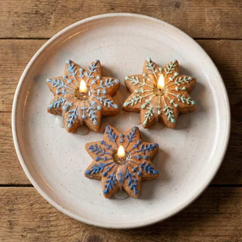 Gingerbread Cookies Tealight Candle Set