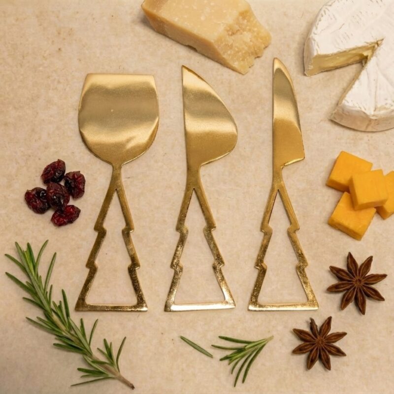 Christmas Tree Cheese Set