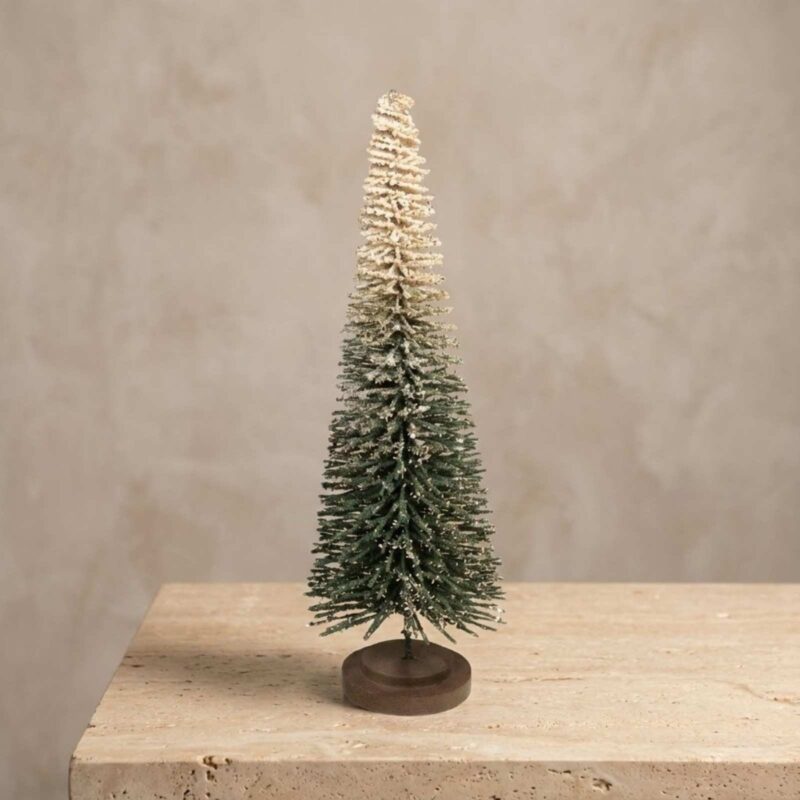 Green Ombre Glitter Tree, Large