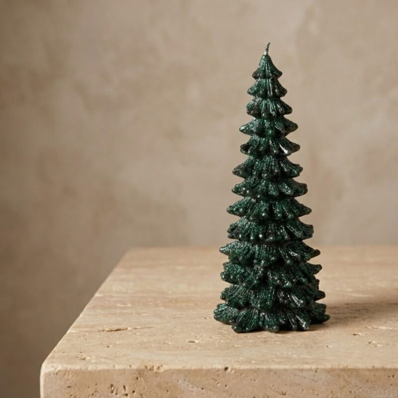 Large Christmas Tree Candle, Pine