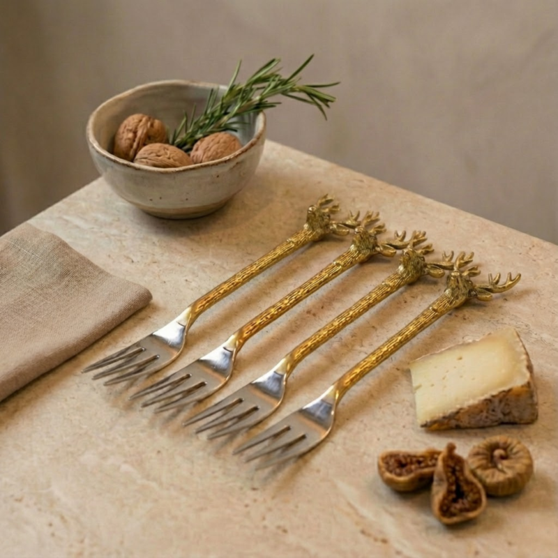 Stag Mini Forks, Set of 4
