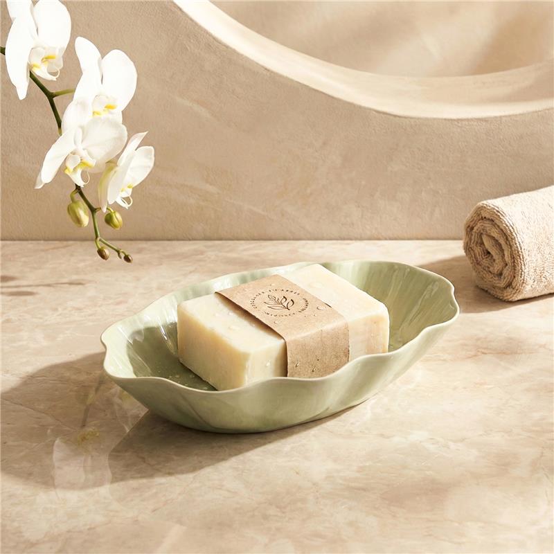 Nera Soap Dish, Light Green