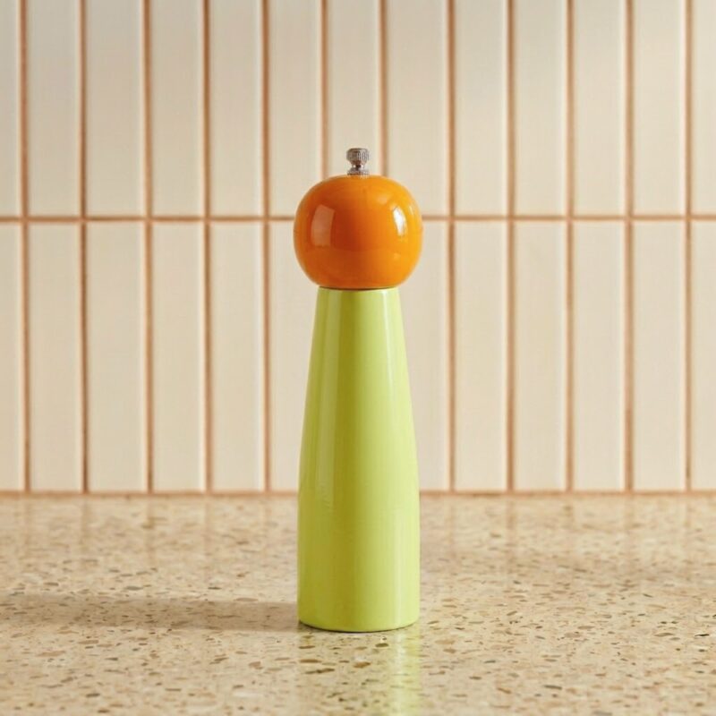 Harlow Bright Salt & Pepper Mill, Key Lime