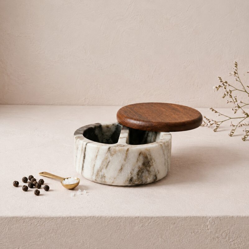 Linea Marble Spice Cellar