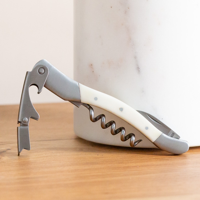 Ivory Corkscrew in Wooden Box